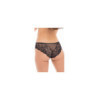 Culotte en dentelle et fine résille noire 